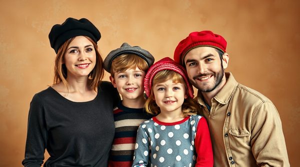 Les casquettes béret : styles variés pour toute la famille !
